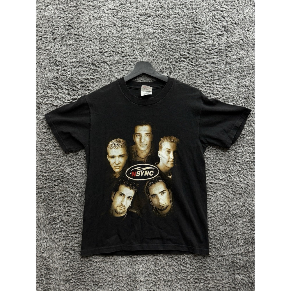 Vintage 90s *NSYNC Tour Concert T Shirt Large Tultex Rare Promo Music Band